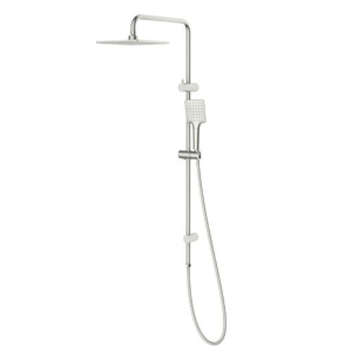 BASIS Rail Shower Square With Overhead Brushed Nickel - STYLUS