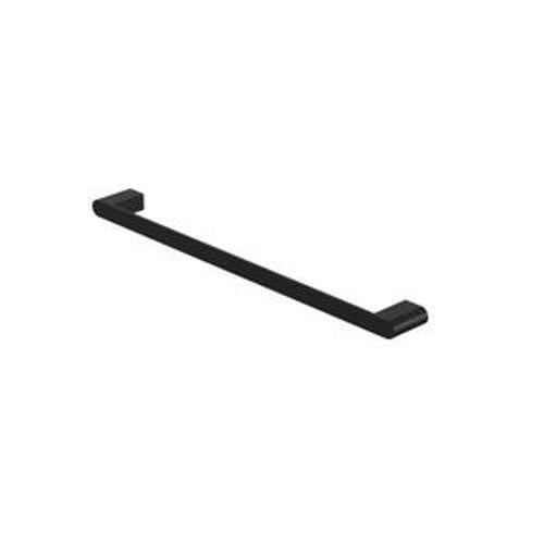 Bianca Single Towel Rail Matte Black - Nero 600mm