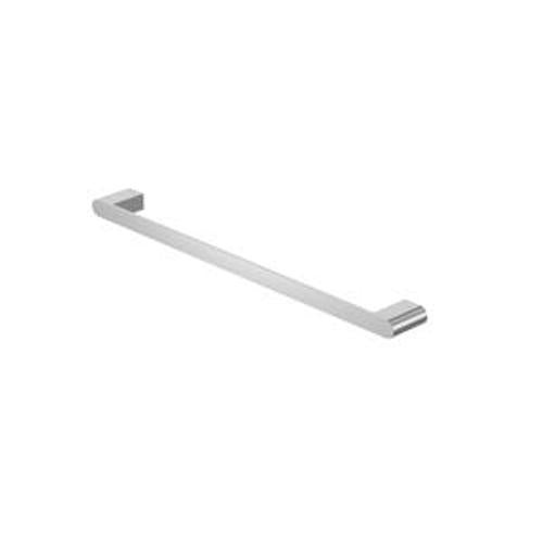 Bianca Single Towel Rail Chrome - Nero 600mm