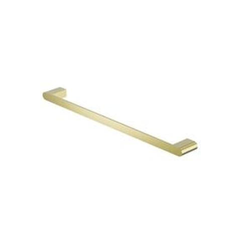 Bianca Single Towel Rail Brushed Gold - Nero 600mm