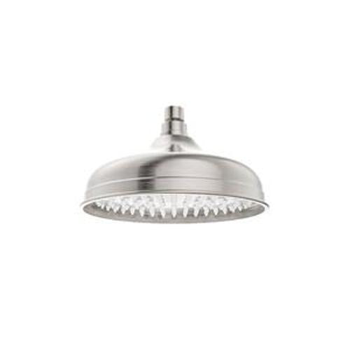 York Shower Head Brushed Nickel - Nero 200mm