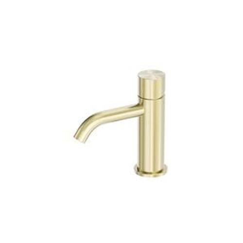Zen Basin Mixer SS316L Brushed Gold Handless - Nero