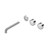 Serenity Wall Basin Set 185mm Offset Spout With Metal Handle Trim Kit Only