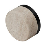 Serenity Rome Travertine Handle Matte Black - Nero