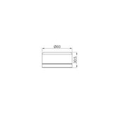Serenity Arabescato Corchia Handle Brushed Bronze - Nero