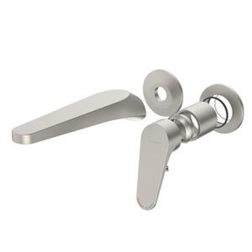 Maku MK2 Wall Basin/Bath Mixer Trim Kit - Methven 200mm Brushed Nickel