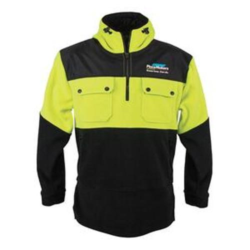 Hi Vis Hooded Bushshirt Shorter Length - PlaceMakers S