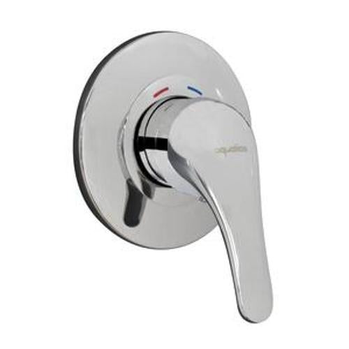 Eco-Smarte Shower Mixer - Aquatica 155mm Round Faceplate Chrome