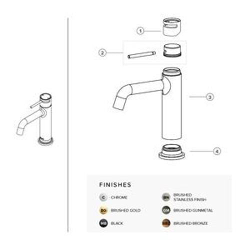 Tate Basin Mixer Custom - Felton