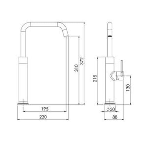 Tate Sink Mixer Custom - Felton