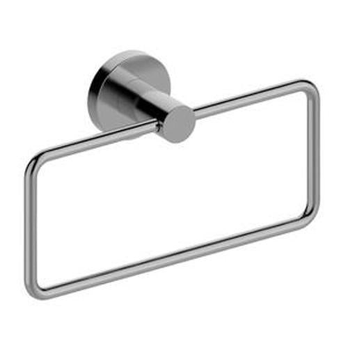 Pari Towel Ring Square Brushed Brass - Elementi