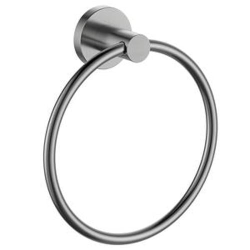 Pari Towel Ring Round Brushed Brass - Elementi