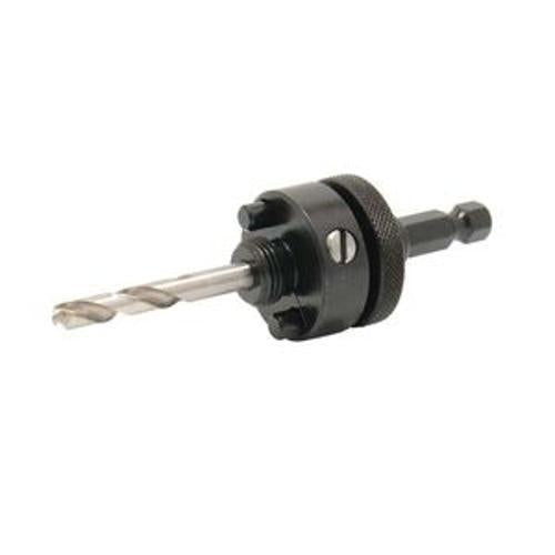 Hole Saw Mandrel 3/8 Inch Quick Change Hex Shank - Blu-Mol