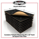 DYNAMAT XTREME BULK PACK SOUND DEADENING (457MM x 812MM x 1.72MM) - 9 SHEET PACK
