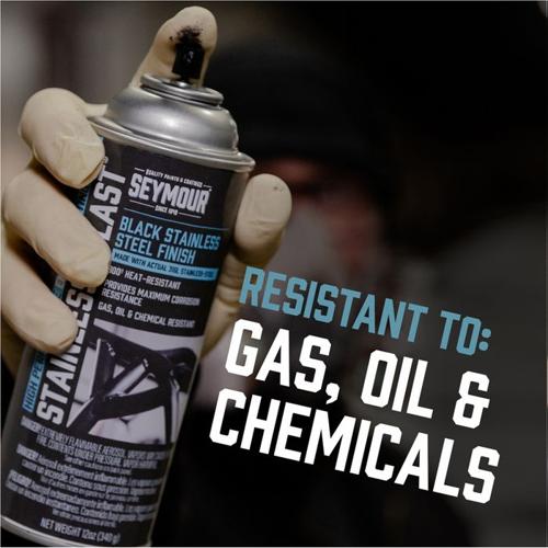 SEYMOUR AEROSOL 316L STAINLESS-BLAST BLACK FINISH