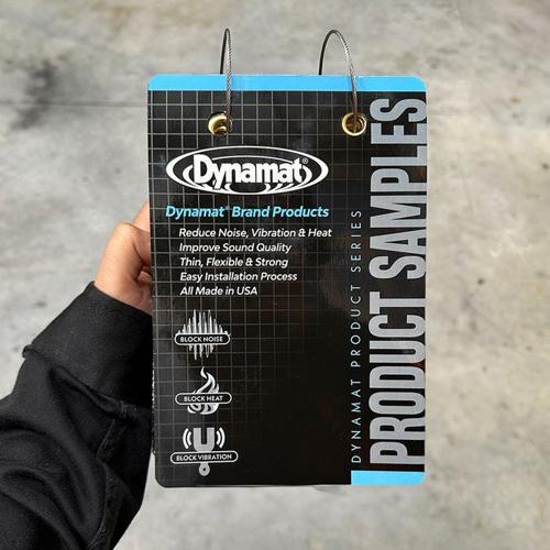 DYNAMAT PRODUCT SAMPLES FLIP BOOK