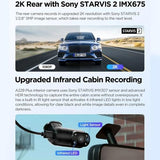 VIOFO DASHCAM A229 PLUS 2K FRONT + IR 5GHZ WIFI + GPS