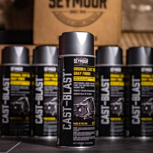 SEYMOUR AEROSOL CAST-BLAST CAST IRON GREY FINISH