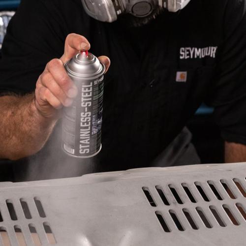 SEYMOUR AEROSOL 316L STAINLESS-BLAST STAINLESS-STEEL FINISH