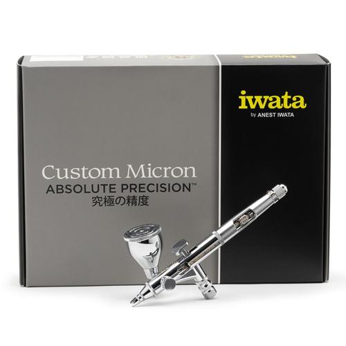 IWATA GRAVITY AIRBRUSH CUSTOM MICRON TAKUMI SIDE FEED DUAL ACTION 0.18MM