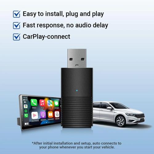 OTTOCAST CARPLAY & ANDROID AUTO TO WIRELESS USB ADAPTER MINI 2-IN-1