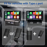 OTTOCAST CARPLAY & ANDROID AUTO TO WIRELESS USB ADAPTER MINI 2-IN-1