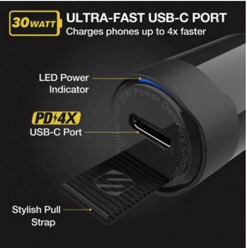 SCOSCHE CAR CHARGER  USB-C POWERVOLT PD30 POWER DELIVERY
