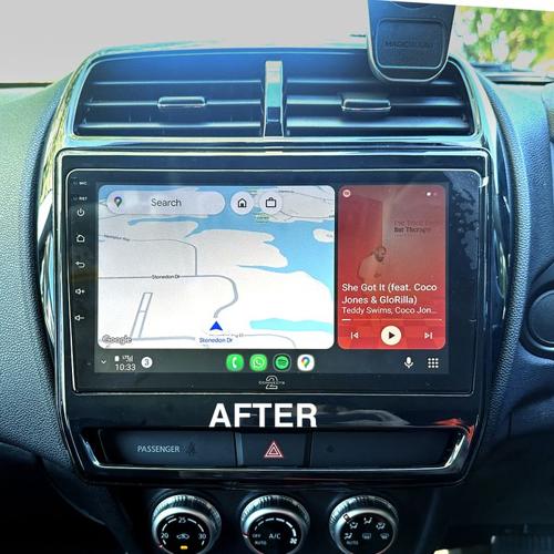 FITTING KIT MITSUBISHI ASX 2019 ON 9 INCH (GLOSS BLACK)