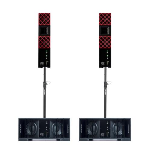 DILLINGER LABS DFA + DFB PAIRED SPEAKER & SUBWOOFER BATTERY POWERED WIRELESS PRO
