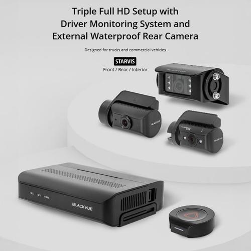 BLACKVUE DR770X BOX PRO 3-CH CAMERA SYSTEM WITH CENTRAL RECORD BOX DMS TRUCK 108