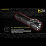 NITECORE E4K 4400 LUMEN EDC FLASHLIGHT
