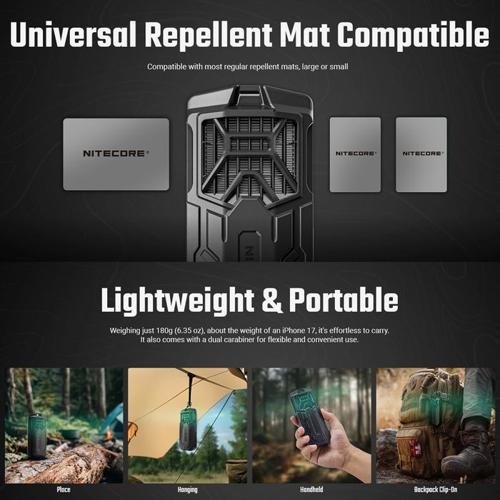 NITECORE MULTIPURPOSE PORTABLE ELECTRONIC REPELLER