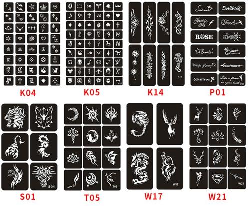 FORMULA AIRBRUSH WATERPROOF STENCIL BOOK 20PG