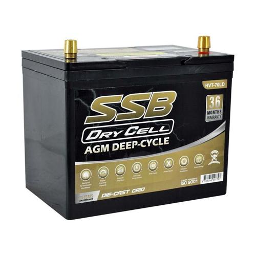 AGM BATTERY DEEP CYCLE DUAL PURPOSE 12V 85AH 620CCA BY SSB (24LX MF) ULTRA HIGH