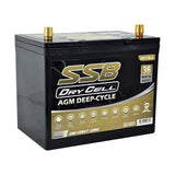 AGM BATTERY DEEP CYCLE DUAL PURPOSE 12V 85AH 620CCA BY SSB (24LX MF) ULTRA HIGH