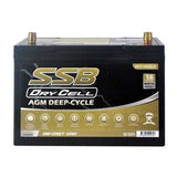 AGM BATTERY DEEP CYCLE DUAL PURPOSE 12V 105AH 780CCA BY SSB (27LX MF) ULTRA HIGH