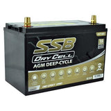 AGM BATTERY DEEP CYCLE DUAL PURPOSE 12V 130AH 1000CCA BY SSB (31X MF) ULTRA HIGH
