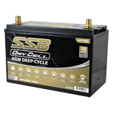 AGM BATTERY DEEP CYCLE DUAL PURPOSE 12V 130AH 1000CCA BY SSB (31X MF) ULTRA HIGH