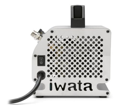 IWATA AIRBRUSH COMPRESSOR SILVER JET + FILTER