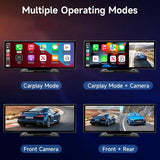 OTTOCAST CARPLAY & ANDROID AUTO WIRELESS SCREEN 10" WITH 2K FRONT CAMERA + REAR