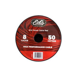 EDS 8 GAUGE 8.35MM2 CCA POWER CABLE MATT FLEXIBLE FROSTED 50 METRES