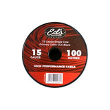 EDS 15 GAUGE SINGLE CORE PRIMARY CABLE CCA 100M BLACK