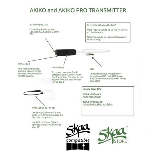 SKAA PRO ANALOG MINI TRANSMITTER AKIKO 3.5MM CONNECTOR - USB POWERED
