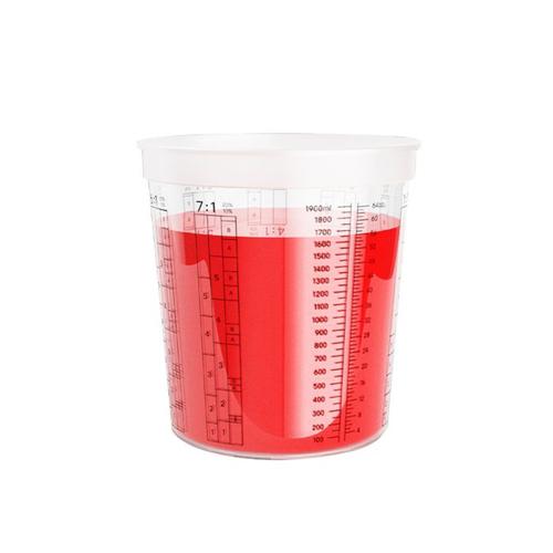 HANSPRAY MIXING CUPS 1900ML (2300ML CAPACITY)  - BOX OF 200