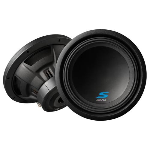 ALPINE (S2 SERIES) 12" SUBWOOFER DUAL 4OHM 600W RMS