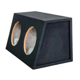 SUBWOOFER BOX FOR 2 x 10" SUB DOUBLE BLACK