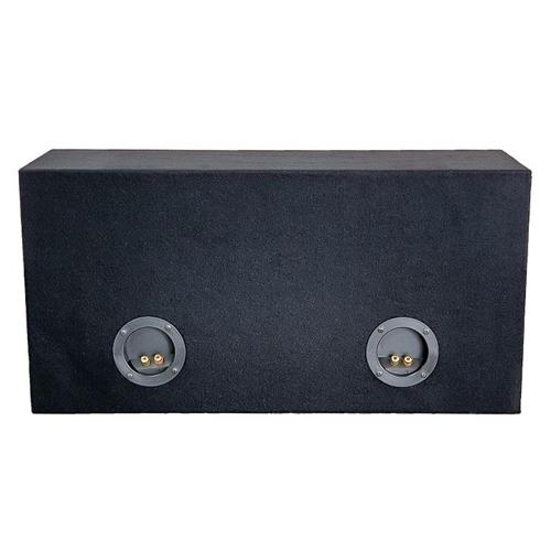 SUBWOOFER BOX FOR 2 x 10" SUB DOUBLE BLACK