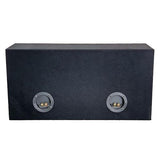 SUBWOOFER BOX FOR 2 x 10" SUB DOUBLE BLACK