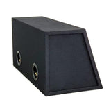 SUBWOOFER BOX FOR 2 x 10" SUB DOUBLE BLACK