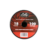 EDS 18 GAUGE CCA SPEAKER CABLE MATT FLEXIBLE TRANSLUCENT CLEAR 100M